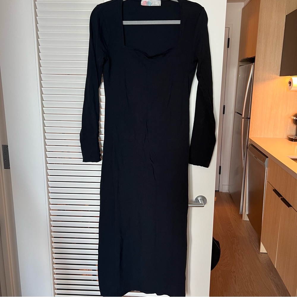 Free People Square neck maxi dress